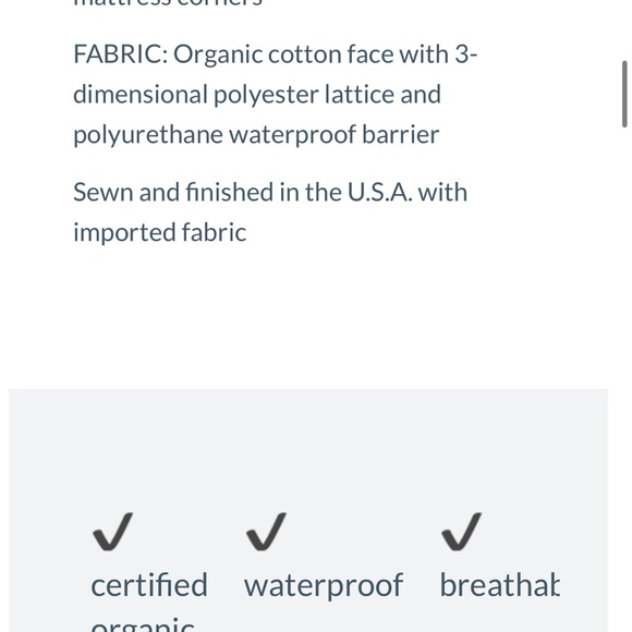 Naturepedic Breathable Crib Mattress Cover - Picture 9 of 9